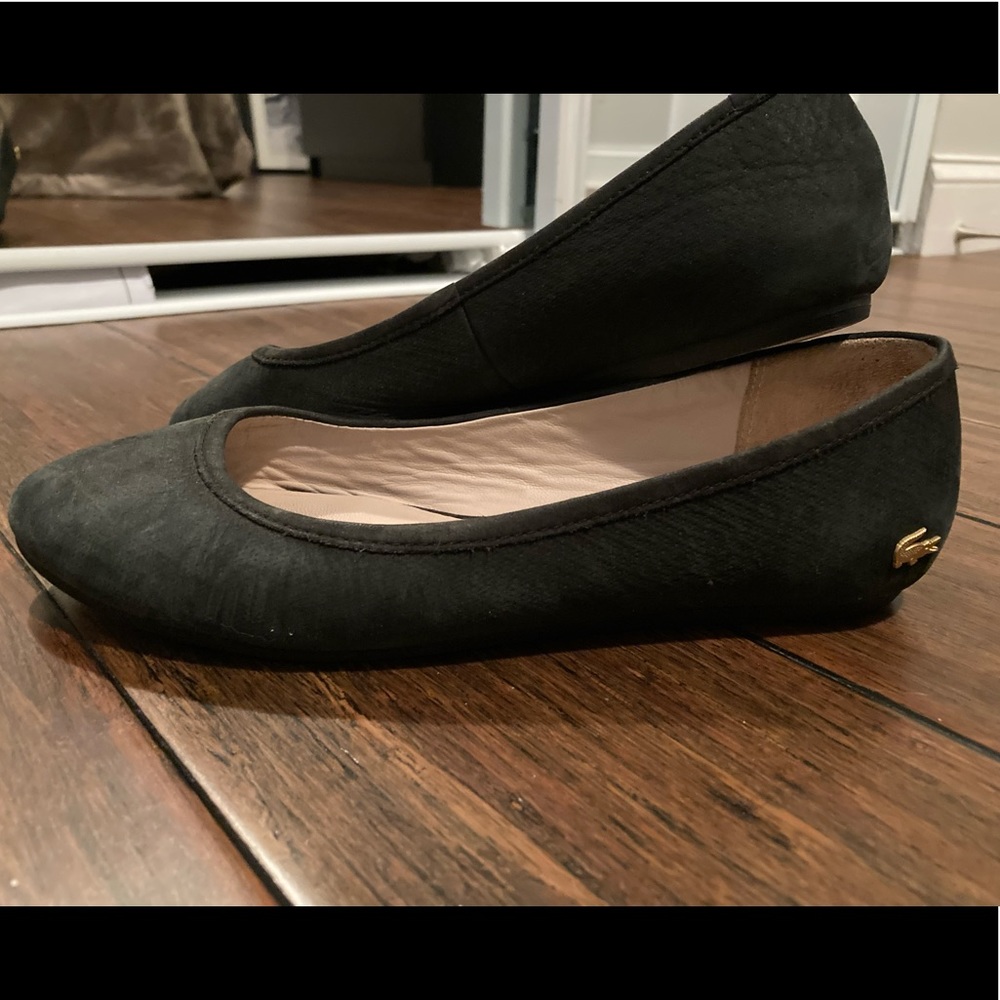 Lacoste leather flats